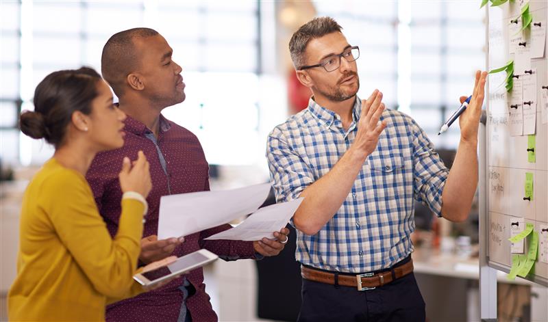 People brainstorming