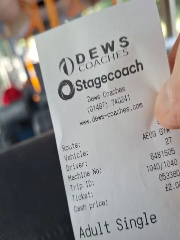 Bus ticket