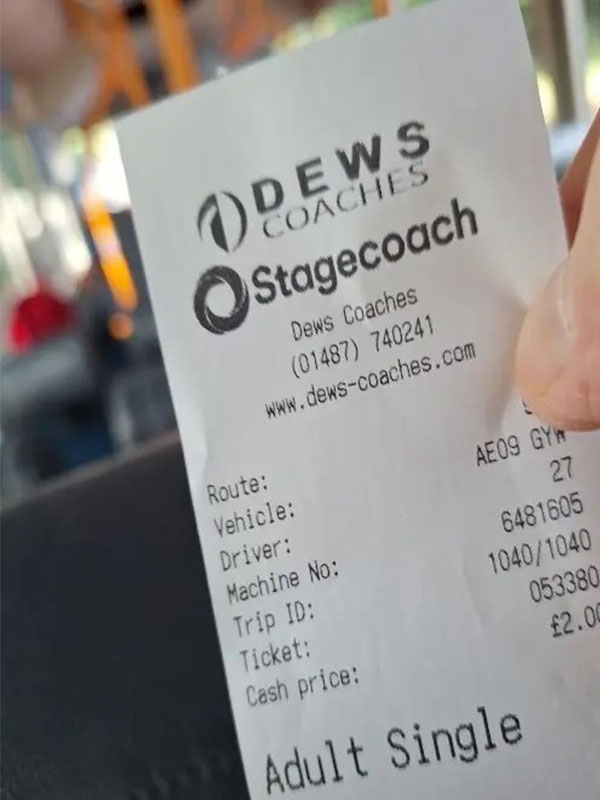 Bus ticket
