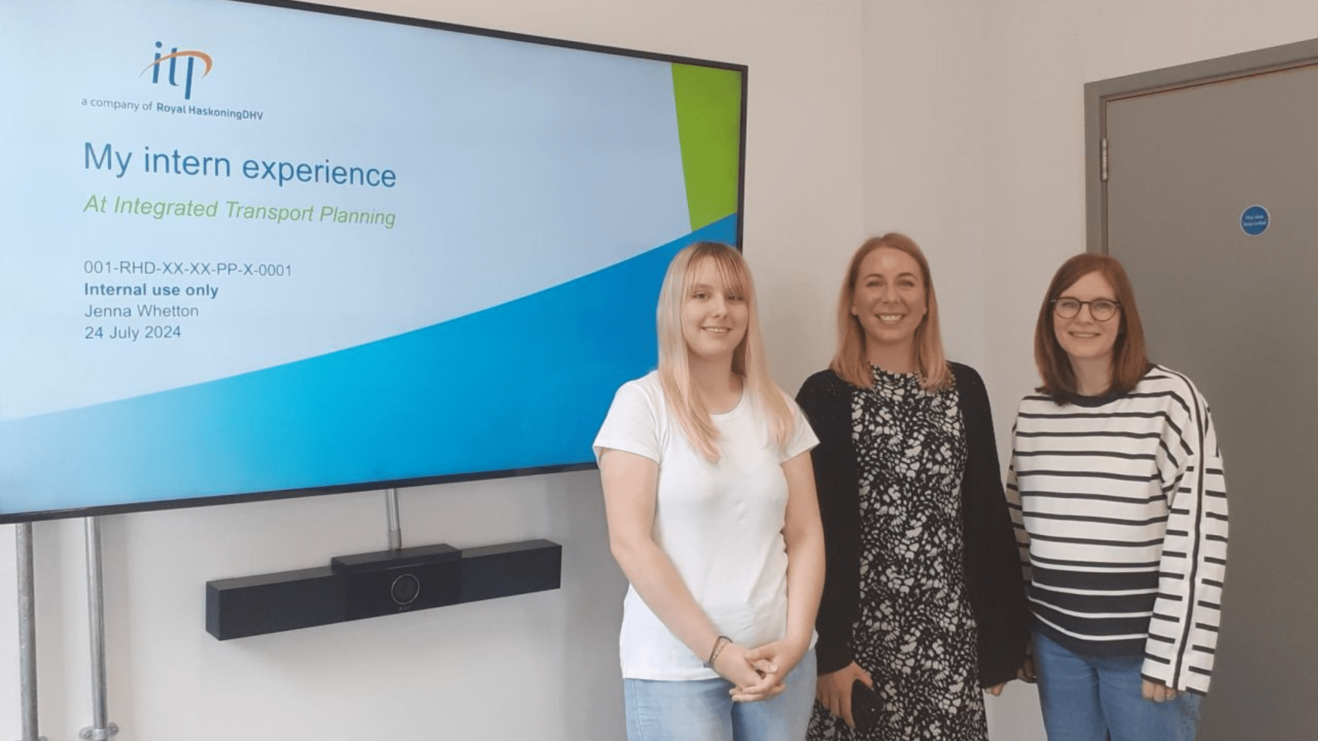 The ITP Associate Director and Career Ready interns after their presentation